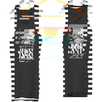 ヴィンテージ ヨセミテ国立公園 ビッグフット 山脈 グラフィック タンクトップ - Kawaiitshirt