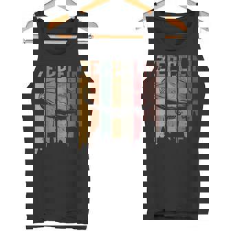 ヴィンテージ レトロ ツェッペリン 飛行船 アンティーク調 タンクトップ - Kawaiitshirt