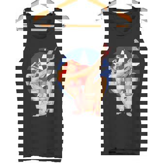 ヴィンテージ 愛国心ピンナップガール タンクトップ - Kawaiitshirt