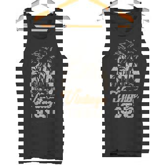 ヴィンテージ1950 パームツリー 75歳の誕生日 タンクトップ - Kawaiitshirt