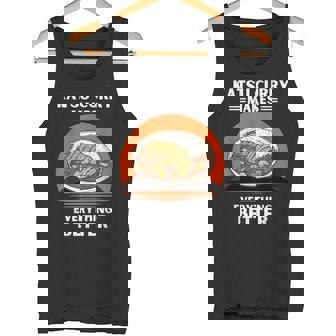 ヴィンテージかつカレーがすべてをより良くするレトロ。 タンクトップ - Kawaiitshirt