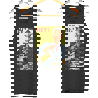 ヴィンテージソビエトロシアソ連プロパガンダno Alcohol ポスター タンクトップ - Kawaiitshirt