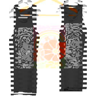 ヴィンテージフラワーレトロルックナチュラルヒッピーバイブ。 タンクトップ - Kawaiitshirt