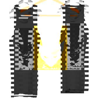 ヴィンテージポスター 黒猫レトロtシャツ タンクトップ - Kawaiitshirt