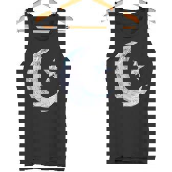 三日月と星 タンクトップ - Kawaiitshirt