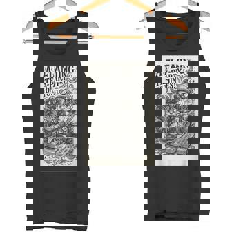 不思議の国のアリス いかれ帽子屋 マッドハッター A Flaming Tea-Party Of Tunes タンクトップ - Kawaiitshirt