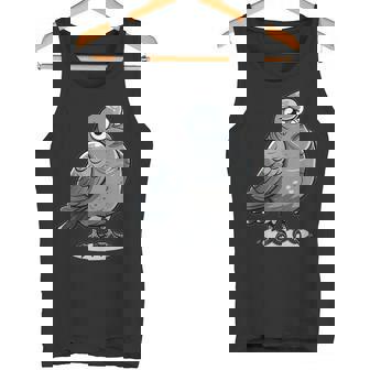 不機嫌そうなピジョン I カートゥーンピジョン タンクトップ - Kawaiitshirt