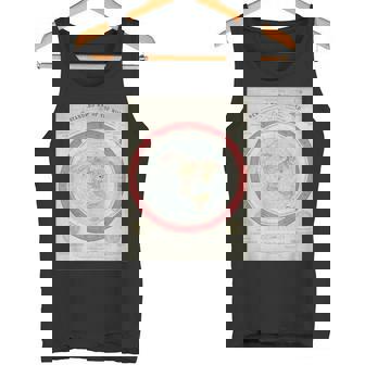 世界標準地図 フラットアースオリジナル タンクトップ - Kawaiitshirt