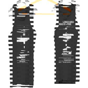 中島 Ki-43 隼 第二次世界大戦の日本の戦闘機 タンクトップ - Kawaiitshirt
