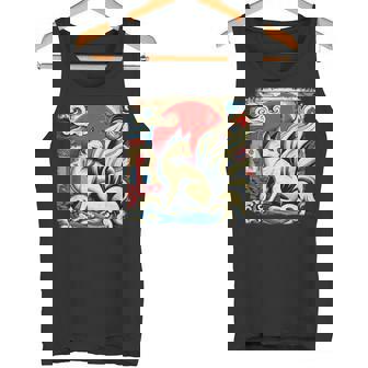 九尾狐 きつね タンクトップ - Kawaiitshirt