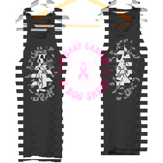 乳がんはブーシート ゴースト ピンクリボン ハロウィン タンクトップ - Kawaiitshirt
