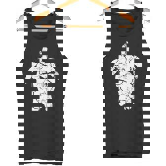 亀 かめ カメ 龜 亀甲 亀の子 かっこいい 可愛い かわいい 海亀 海 うみ 罅 ひび 隙間 動物 ペット 爬虫類 長袖tシャツ タンクトップ - Kawaiitshirt