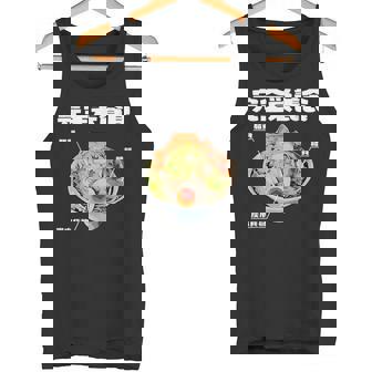 おもしろ 二郎系 イラスト 文字白 ラーメン好きの人のカロリー肯定 黒 タンクトップ - Kawaiitshirt