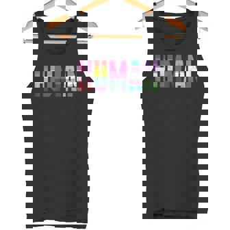 人間のlgbt レズビアン・ゲイ・バイセクシャル トランスジェンダー ジェンダークィア ギフト タンクトップ - Kawaiitshirt