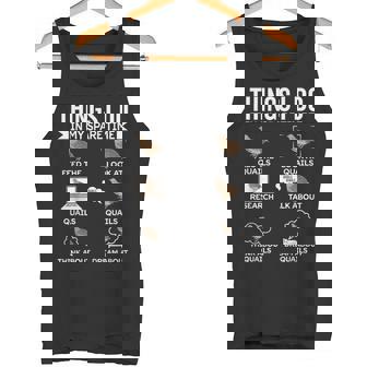 余暇にやること ウズラの鳥狩り ウズラ タンクトップ - Kawaiitshirt