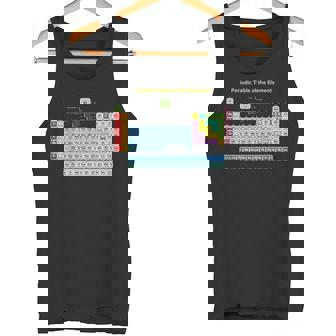 化学元素周期表 ノベルティ グラフィックデザイン タンクトップ - Kawaiitshirt