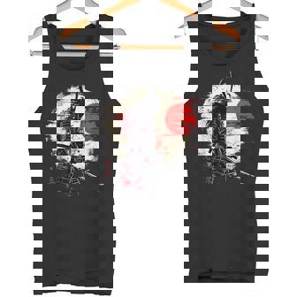 古代 日本 武士 武道 レトロ ヴィンテージ タンクトップ - Kawaiitshirt