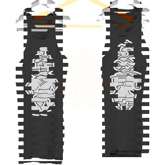 土偶 どぐう【ゆるフレンズ】遮光器土偶 歴史土器 イラスト タンクトップ - Kawaiitshirt