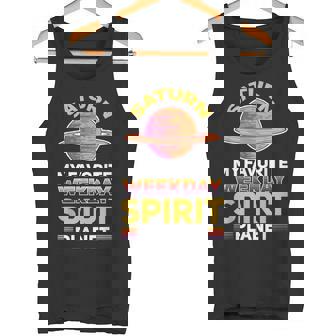 土星 惑星 土星の環 Weekday タンクトップ - Kawaiitshirt