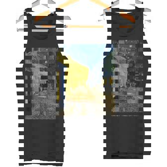 夜のカフェテラス ゴッホ 名画 レトロ タンクトップ - Kawaiitshirt