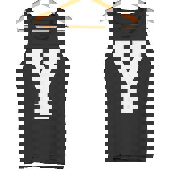 大文字 Y アルファベット モノグラム イニシャル タンクトップ - Kawaiitshirt