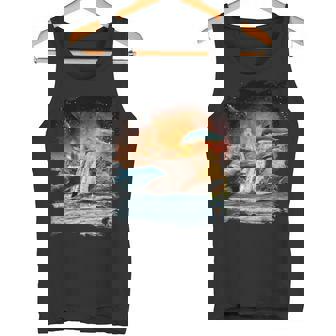 天体金星イルカ、宇宙惑星銀河ドルフィンズ タンクトップ - Kawaiitshirt