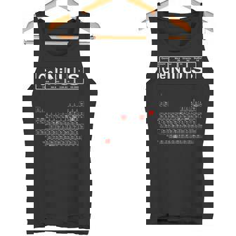 天才周期表tシャツ 天才tシャツ タンクトップ - Kawaiitshirt