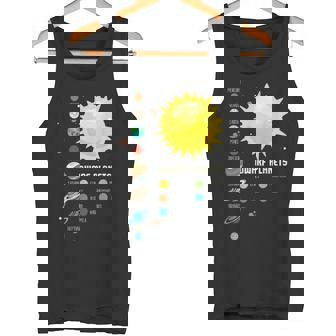 太陽系 I 宇宙 I 矮小惑星 I 惑星 タンクトップ - Kawaiitshirt
