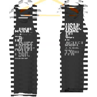 夫 お父さん 建築家 面白い 建築 ヴィンテージ タンクトップ - Kawaiitshirt