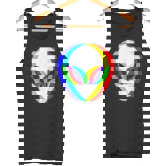 宇宙人 Alien Head うちゅうじん タンクトップ - Kawaiitshirt