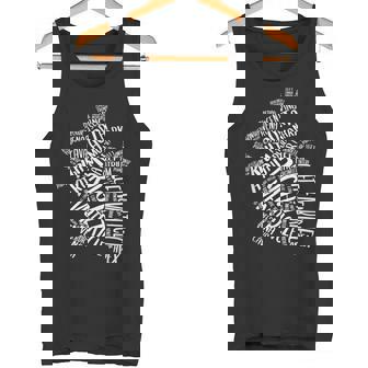 完璧な人体解剖学-心臓のデザインの一部 タンクトップ - Kawaiitshirt