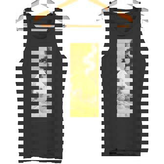 富士山から逃げる煙の龍 葛飾北斎 タンクトップ - Kawaiitshirt