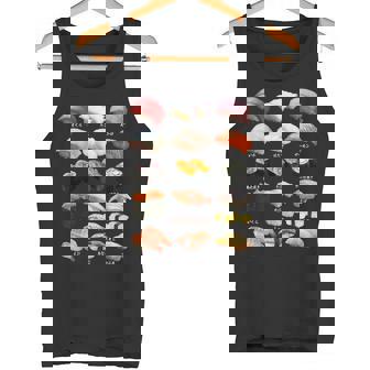 寿司 ネタ 面白いtシャツ おもしろ 食べ物 文字入り メンズ 面白い 服 オリジナル グッズ 文字tシャツ プレゼント タンクトップ - Kawaiitshirt