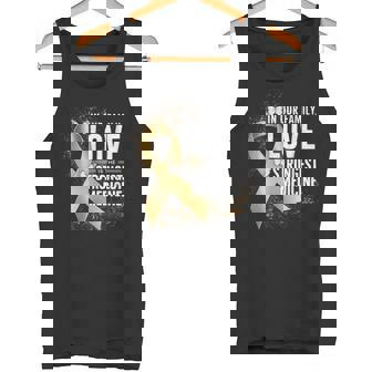 小児がん啓発 最強の薬 ゴールドリボン タンクトップ - Kawaiitshirt