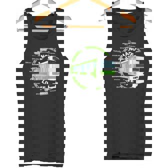 山之手ライン 東京通勤用ループライン タンクトップ - Kawaiitshirt