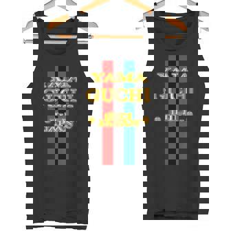 山口 Yamaguchi《フェイクゴールド 金 ロゴ》ブランド パロディ【47都道府県】プレゼント お土産 面白い タンクトップ - Kawaiitshirt