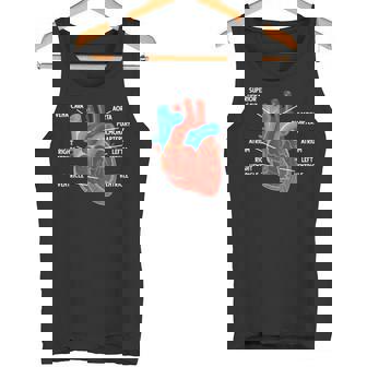 心臓解剖学教育 循環器学 タンクトップ - Kawaiitshirt