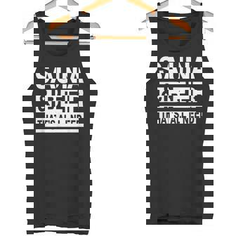 必要なのはサウナ&ビール タンクトップ - Kawaiitshirt