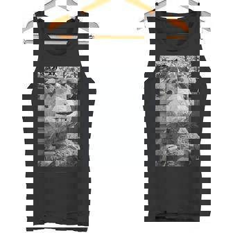 快獣ブースカシリーズ リアルスチール モノクロ タンクトップ - Kawaiitshirt