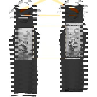 怖いアライグマのセルフィーとビッグフット&面白いサスカッチ。 タンクトップ - Kawaiitshirt