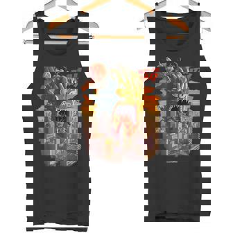 怪獣 ブロッコリー トマト 野菜 アニメ タンクトップ - Kawaiitshirt