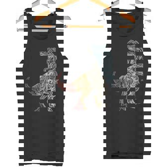 恐竜 レトロスタイル ビンテージ タンクトップ - Kawaiitshirt