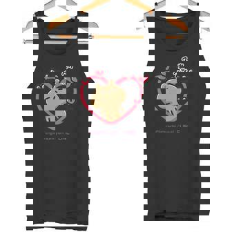 愛しすぎて大好きすぎる。 ペアデザイン くま タンクトップ - Kawaiitshirt