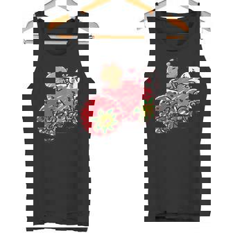 愛しすぎて大好きすぎる。いちご タンクトップ - Kawaiitshirt