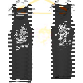 愛しすぎて大好きすぎる。にゃんこいっぱい タンクトップ - Kawaiitshirt