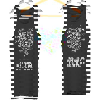 戦争なし、平和、反戦、戦争なし タンクトップ - Kawaiitshirt