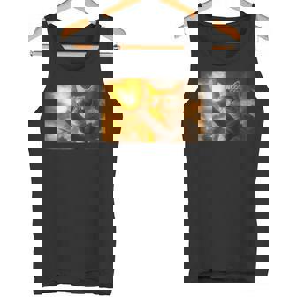 戦車砲身に猫と戦う愛国的な銃の権利 プロガン タンクトップ - Kawaiitshirt