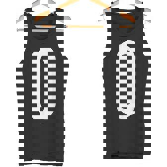 数字 0 数字ゼロ桁アルファベット タンクトップ - Kawaiitshirt