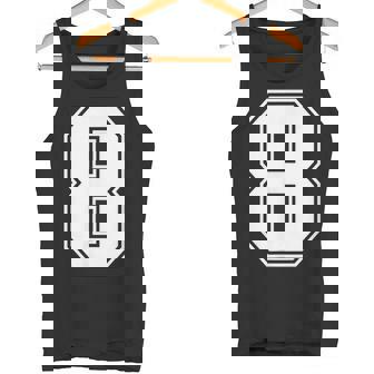 数字 8 スポーツジャージ ラッキーナンバー タンクトップ - Kawaiitshirt