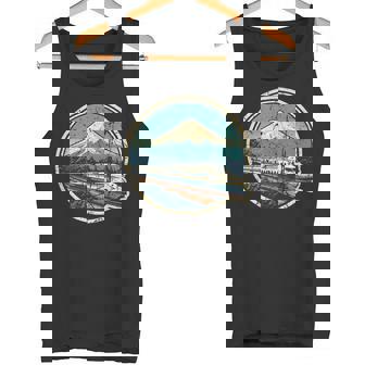 新幹線 富士山 日本土産 新幹線 タンクトップ - Kawaiitshirt